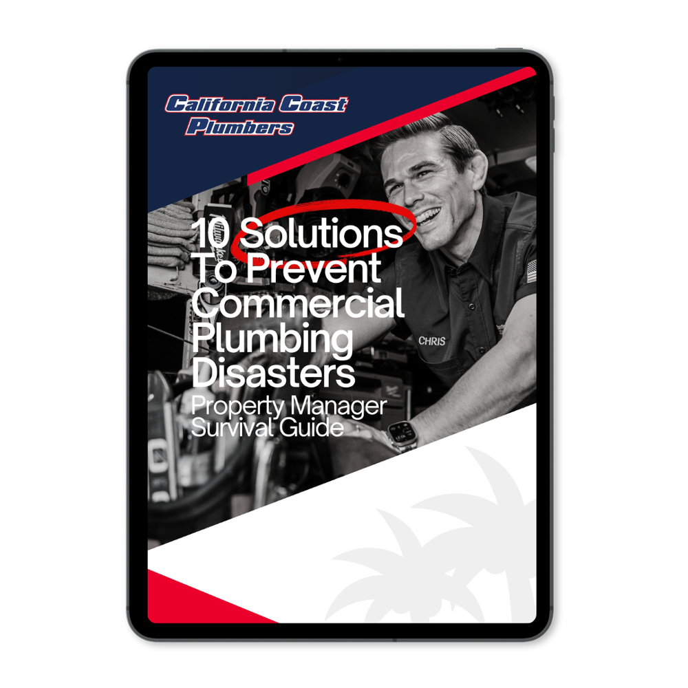 Cover of the 10 Solutions To Prevent Commercial Plumbing Disasters property manager guide